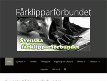 Tablet Screenshot of farklipparforbundet.se